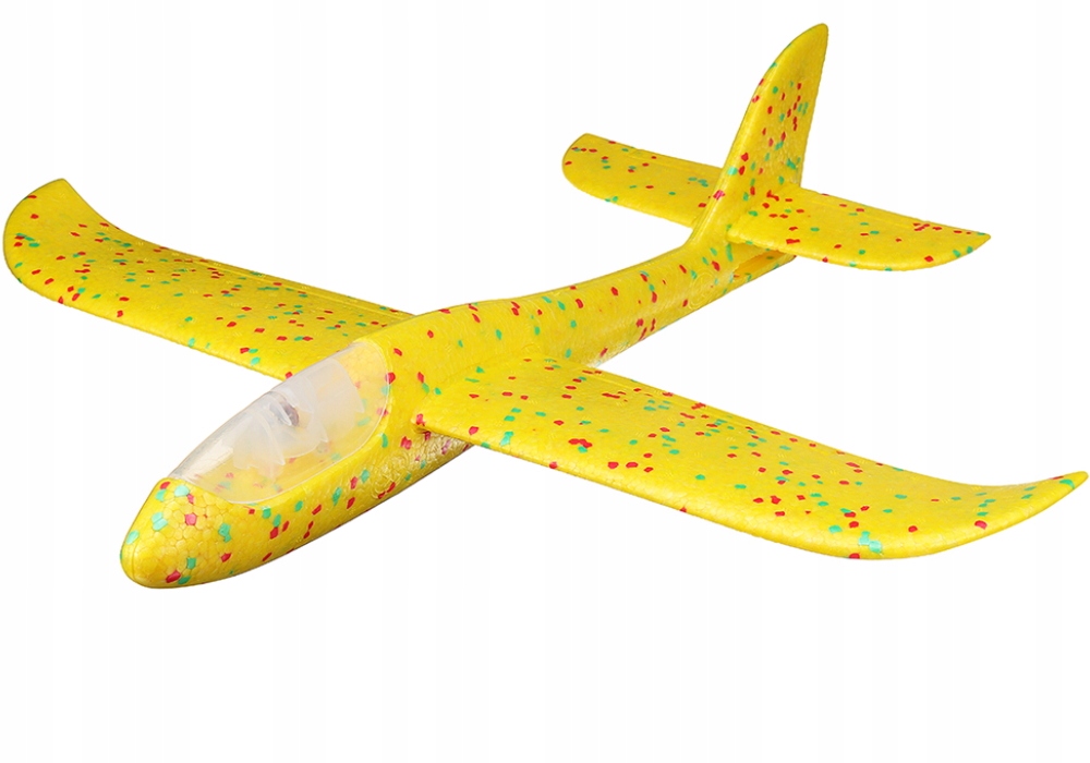 SAMOLOT STYROPIANOWY SZYBOWIEC RZUTKA 47 CM LED Model 1287458