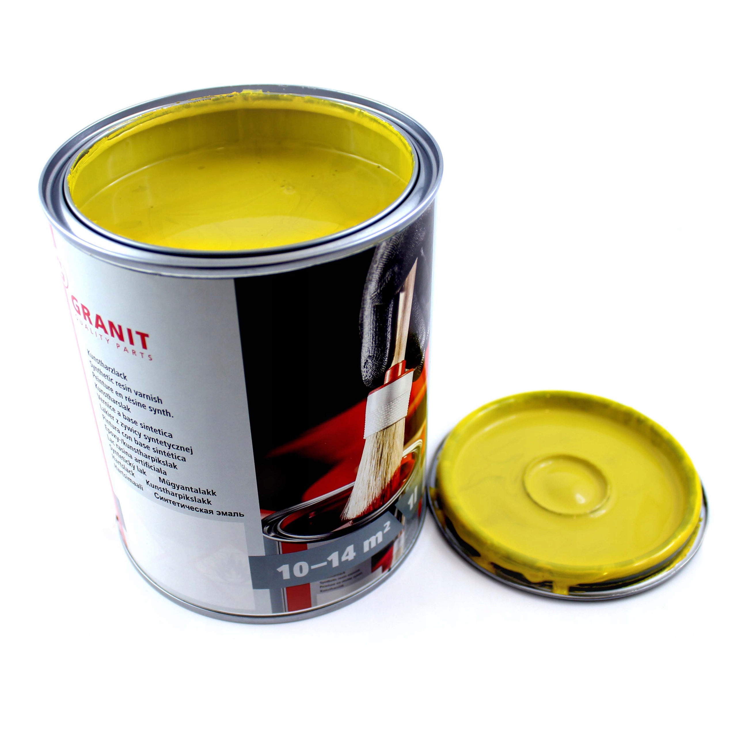 Farba Lakier John deere żółty RAL 1528 NOPOLUX WICKENS GRANIT 1 l Puszka