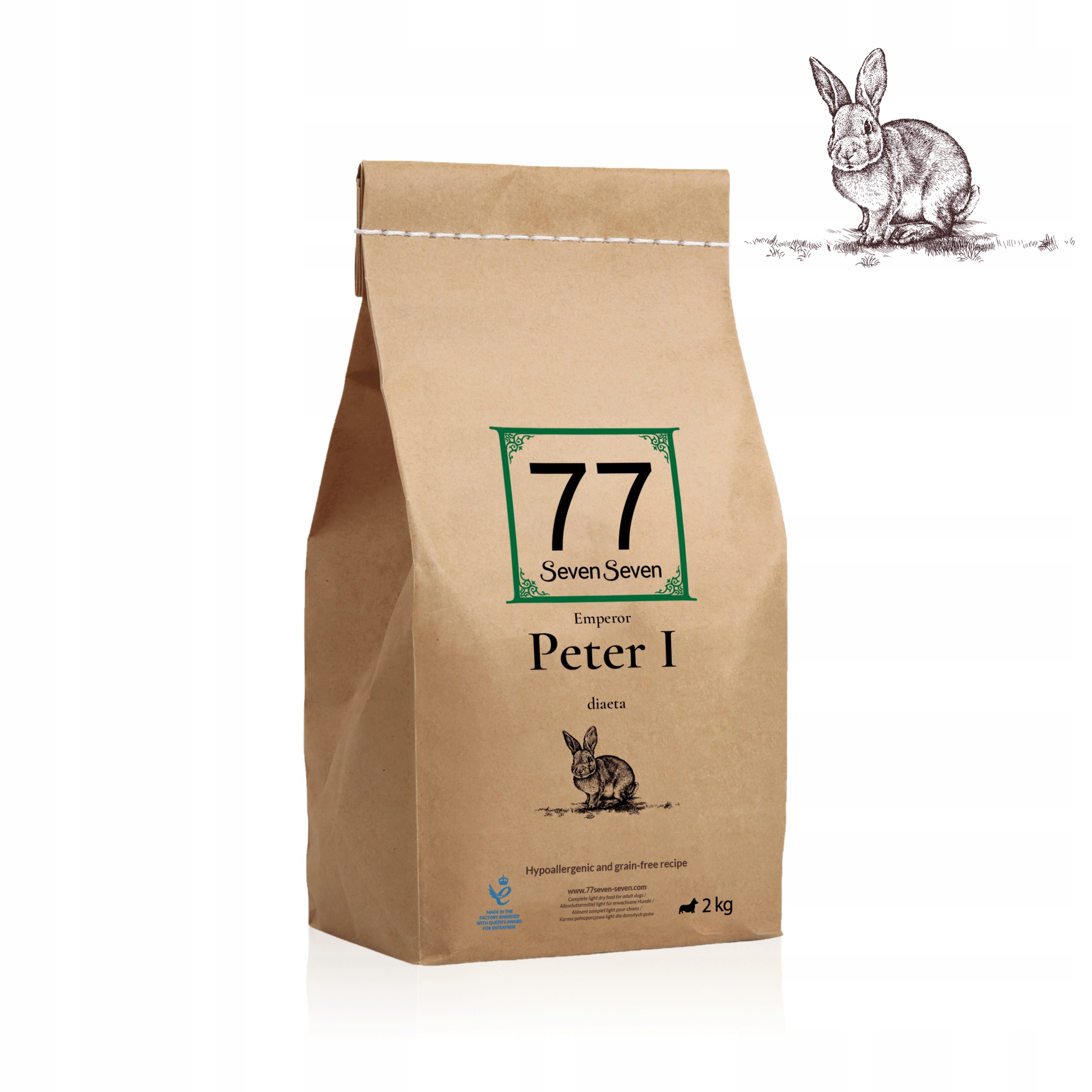 77 Diaeta Peter I suché krmivo Králík se zeleninou a ovocem 2 kg