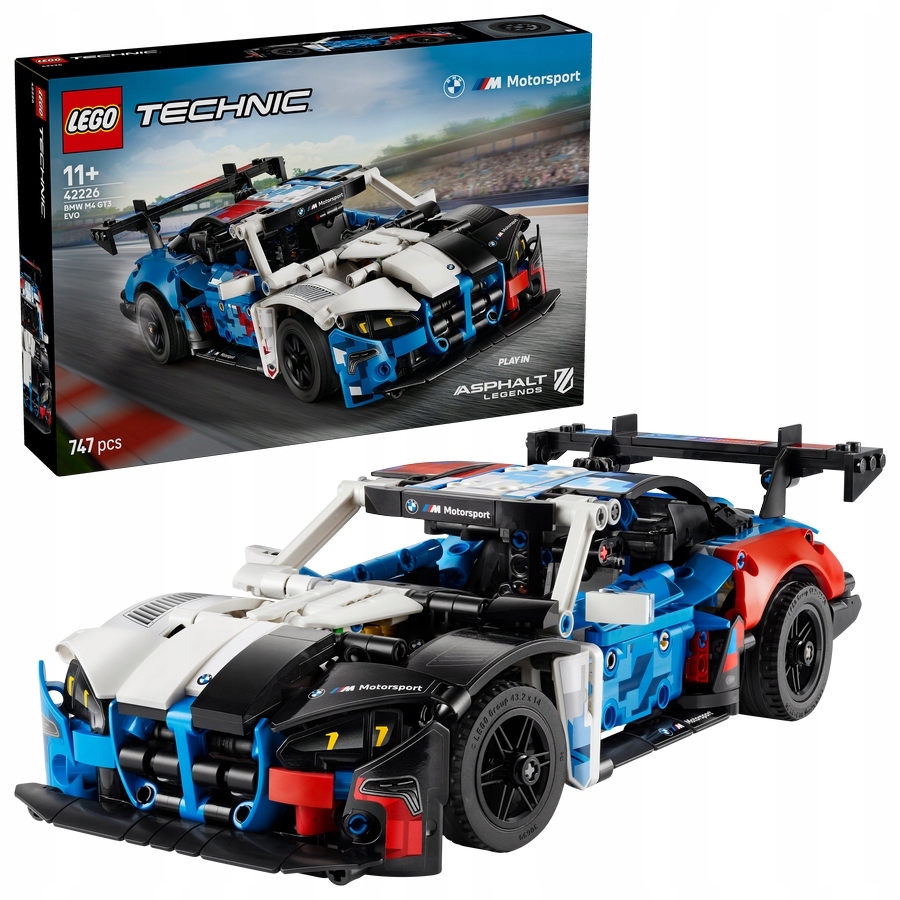 Lego 42226 Technic Závodní auto Bmw M4 GT3 Evo, závodní auto