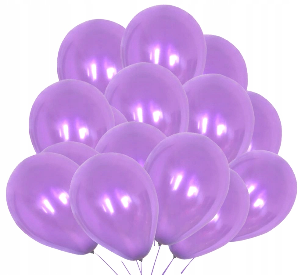 

Balony liliowe fioletowe metalizowane duże wesele