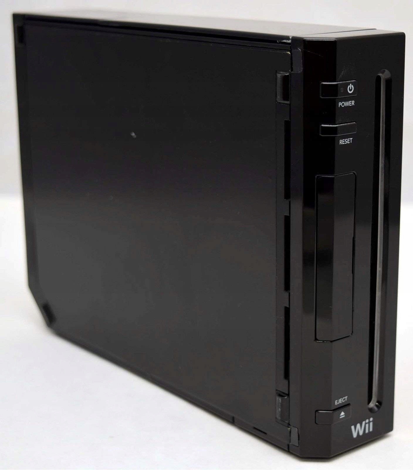 Nintendo Wii Czarne RVL-001 (EUR) + Dodatki