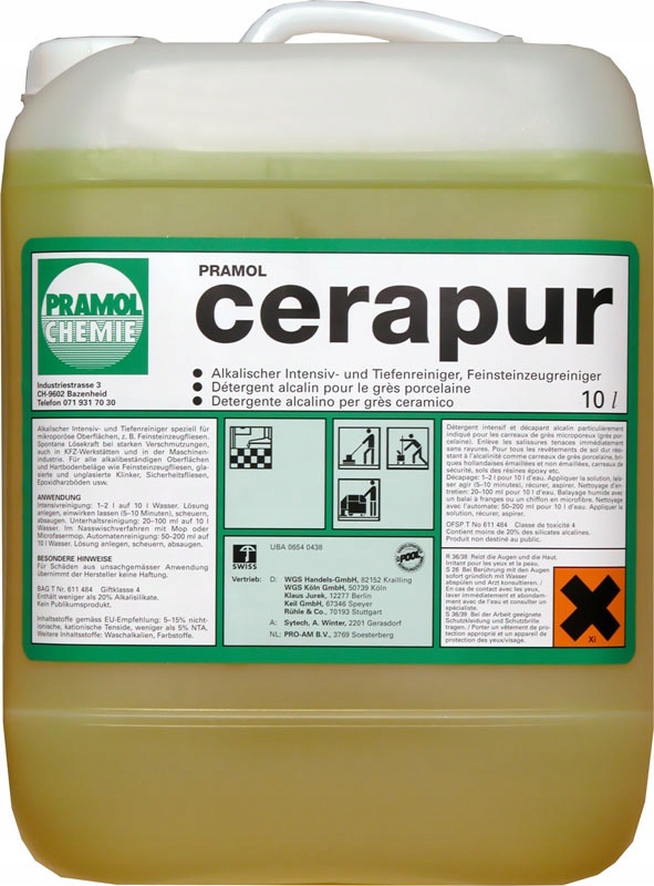 Levně Čistící Prostředek Na Spáry Keramických Dlaždic Pramol Cerapur 10 Swiss made