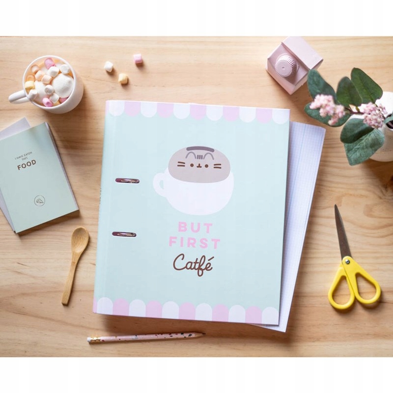 Pusheen - Segregator z kolekcji Foodie (2 ringi, gumka) Format A4