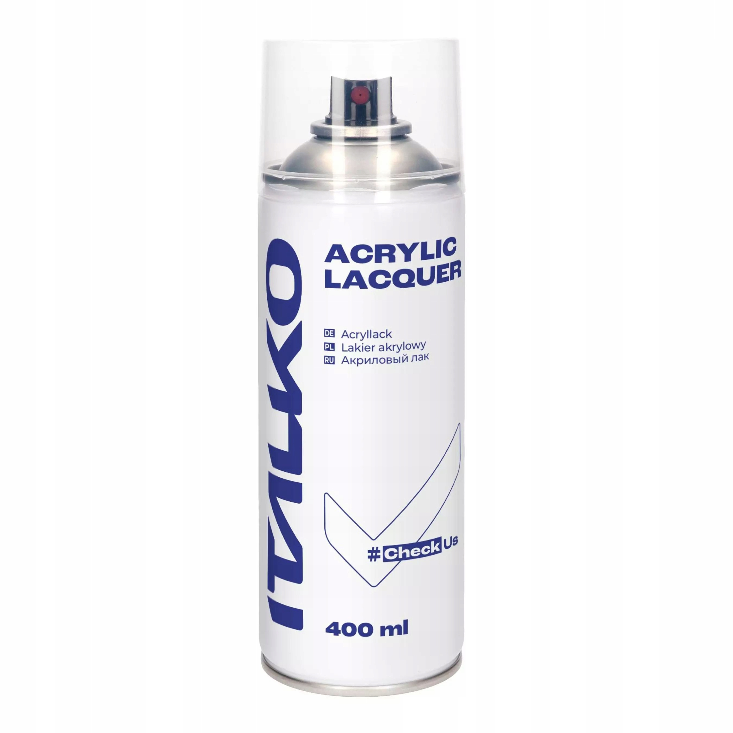 Lakier Bezbarwny Akrylowy Matt Spray 400ML Italko Professional
