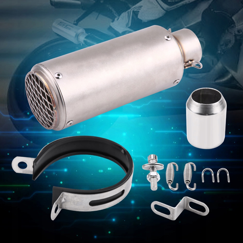 TŁUMIK WYDECHU MOTOCYKLOWEGO OKRĄGŁY OTWÓR 51 MM Numer katalogowy części QC05846