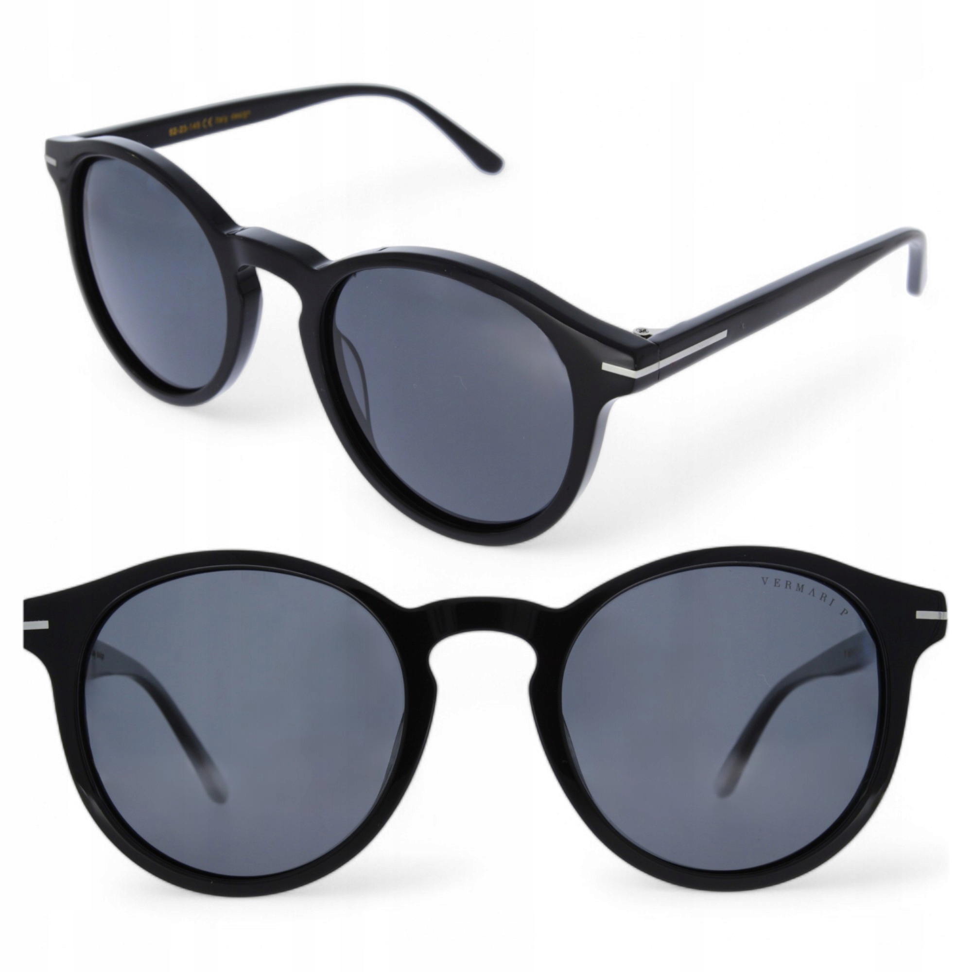 Dámské sluneční brýle s polarizací Filtr UV400 Kulaté Hemme