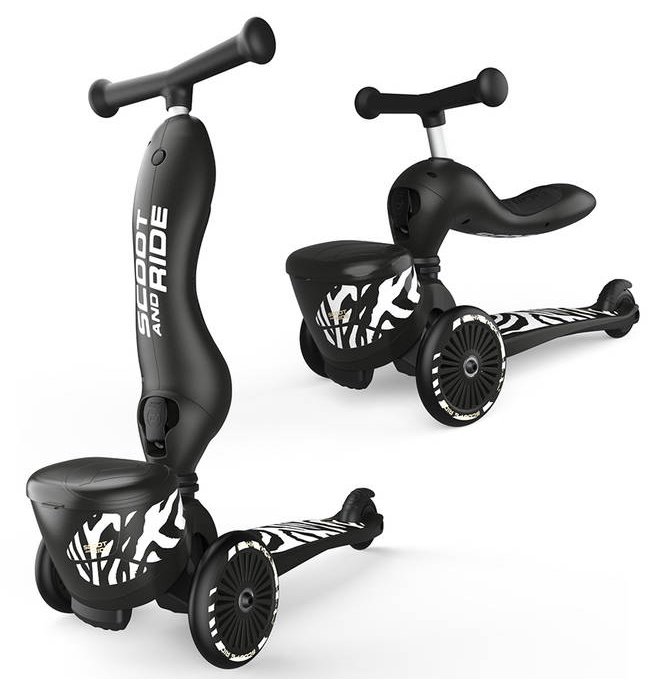 Jeździk i hulajnoga Zebra Highwaykick 1 Scoot&ride