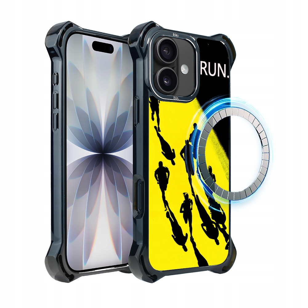 Pouzdro pro iPhone 17 Ibizu DropGuard Ultra s MagSafe, #Move, Běh mistrů