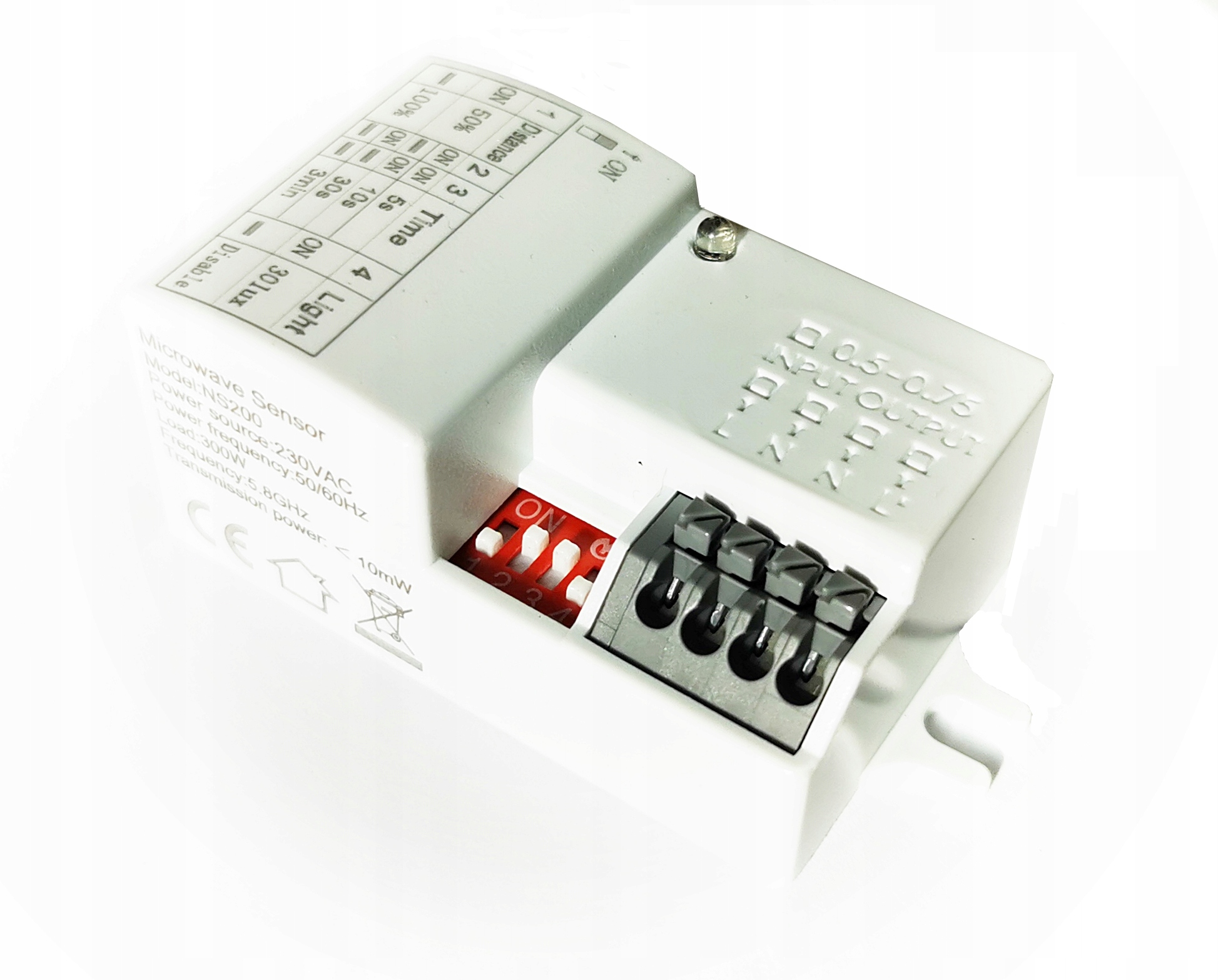 Mikrofalowy czujnik ruchu zmierzchu sensor 230V 300W + REGULACJA