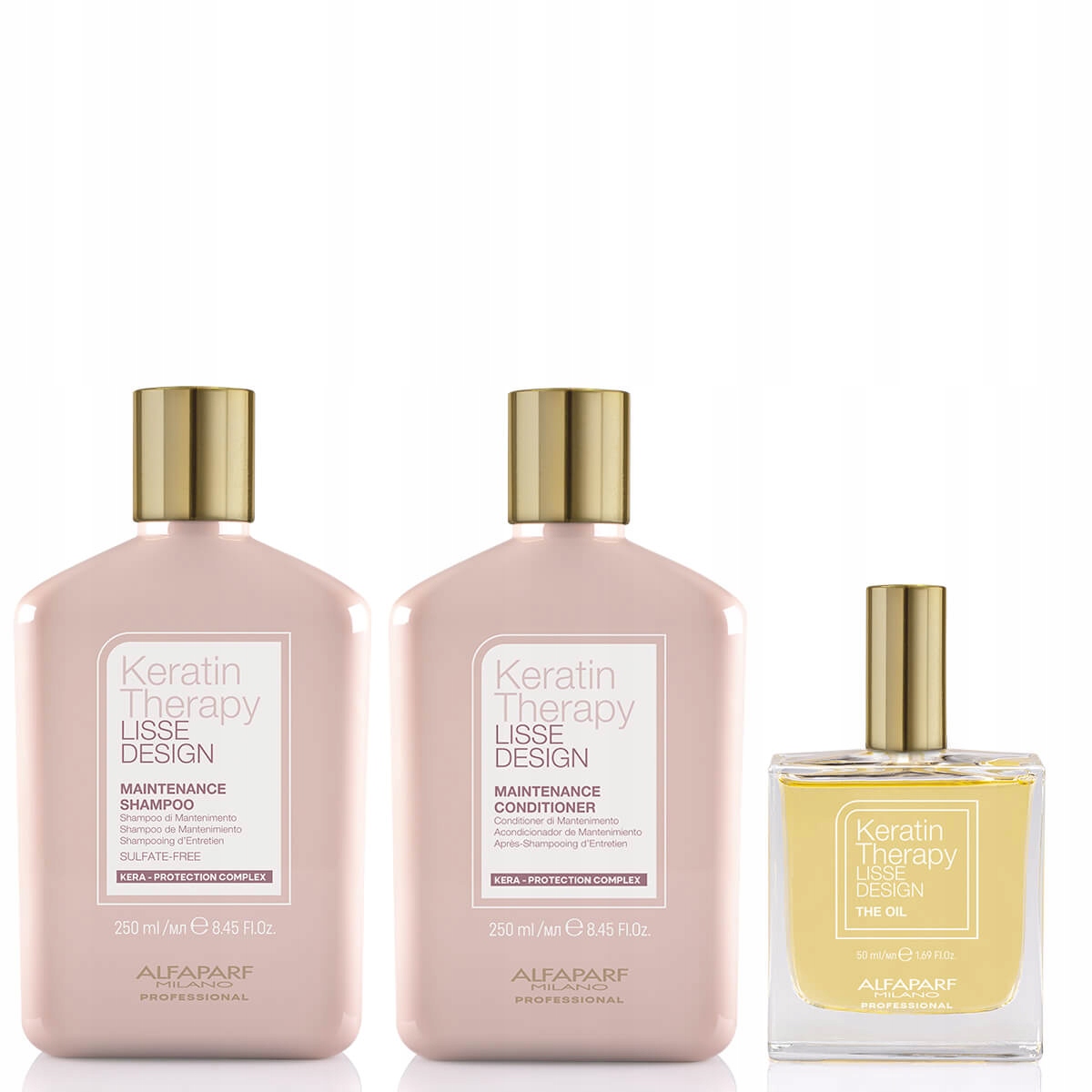 Alfaparf Lisse Design Keratin Therapy sada po keratinovém narovnání