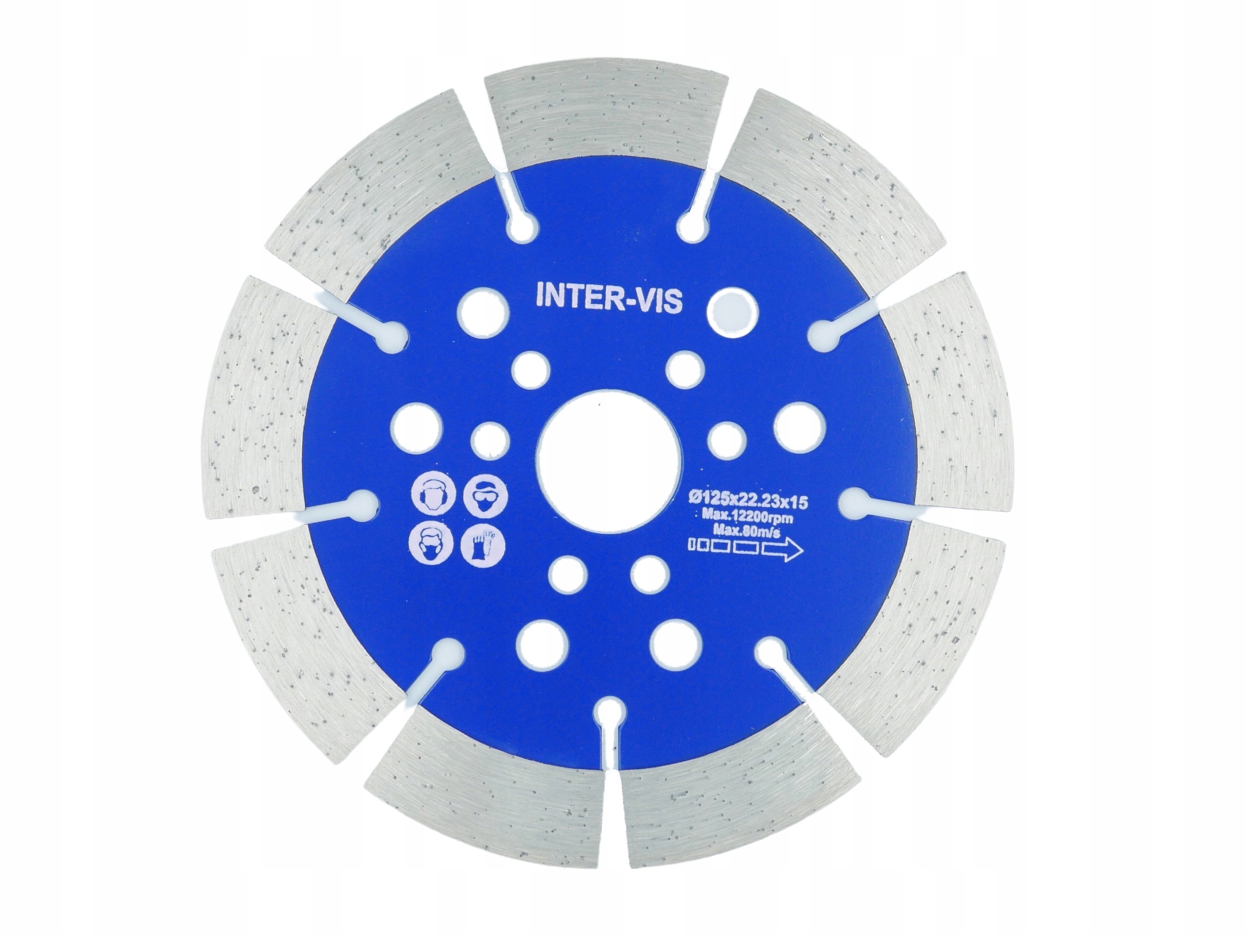 

Tarcza Intervis Diamentowa 125x22,2x15 mm Segment