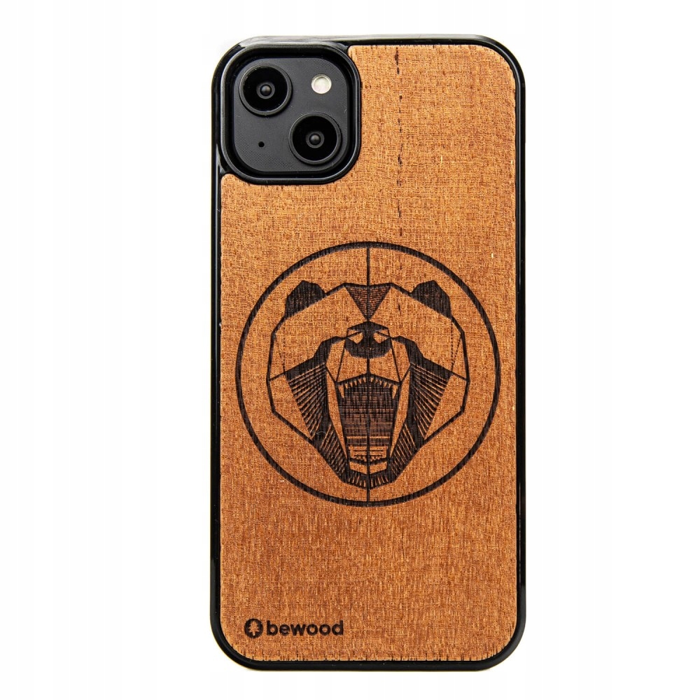 Pouzdro Bewood pro iPhone 14 Plus Medvěd Merbau