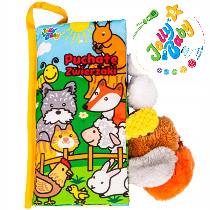 

Balibazoo Jolly Baby Książeczka Puchate Zwierzaki