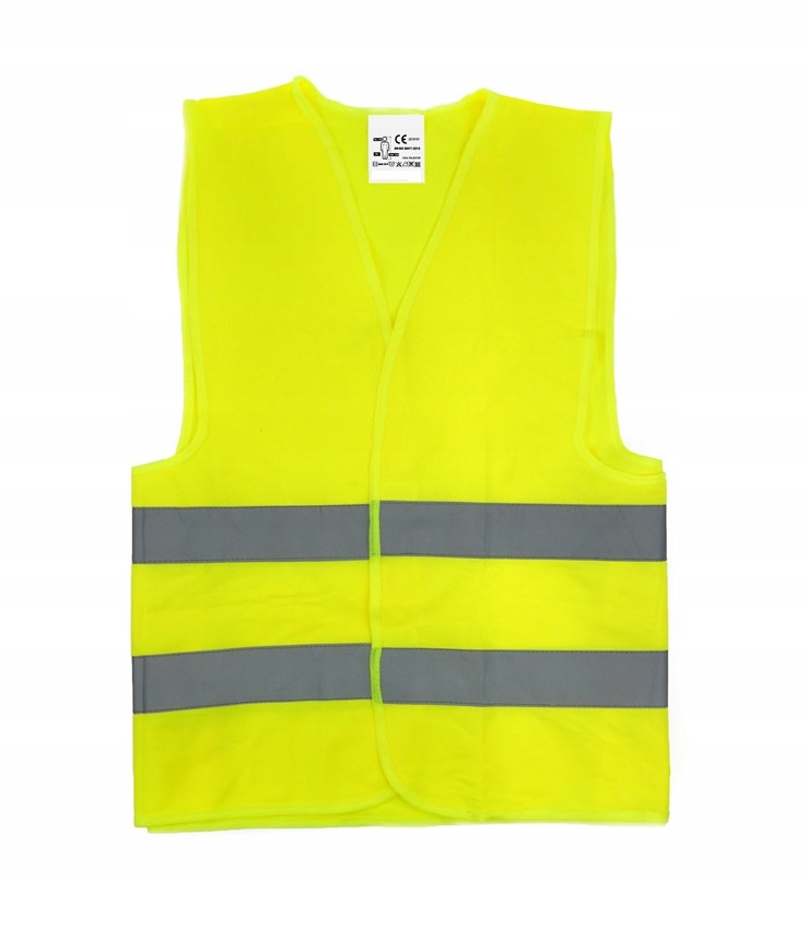 KAMIZELKA ODBLASKOWA OSTRZEGAWCZA DROGOWA BHP CE L