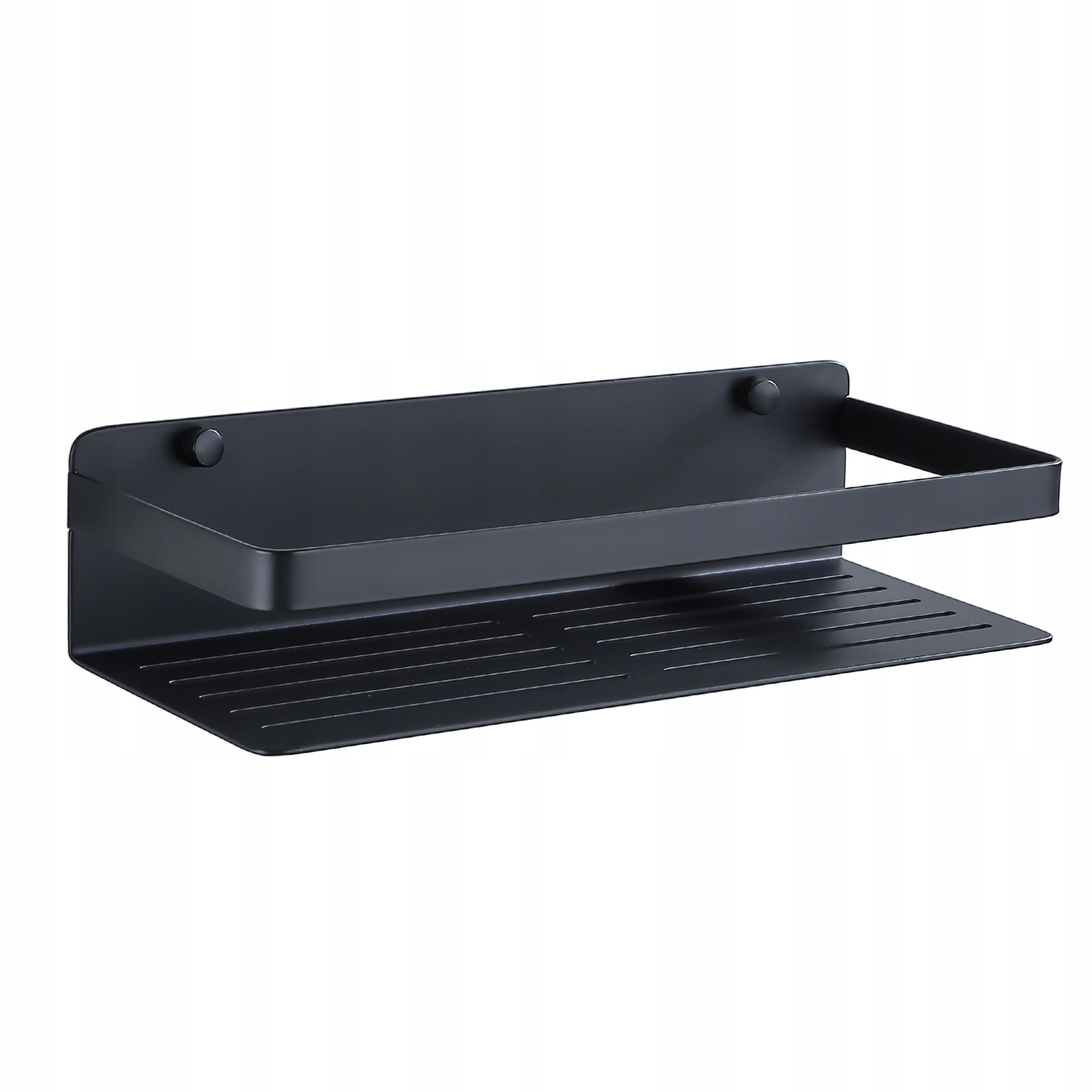 Košík, koupelnová polička černá pod sprchu