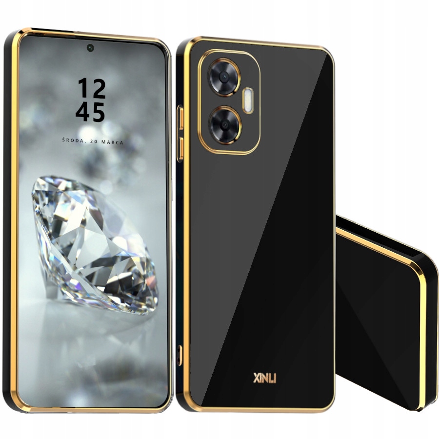 

Etui Glamour Shine Do Realme C55 Szkło