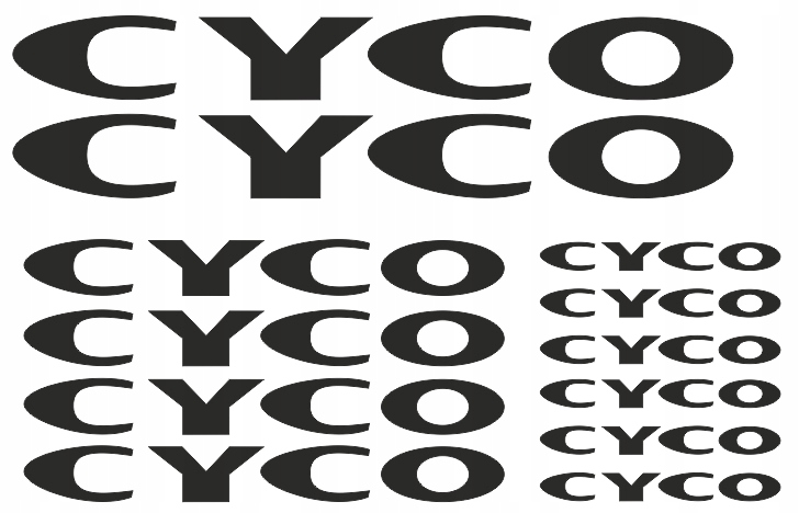 Naklejki zastępcze na rower Cyco Kolory!