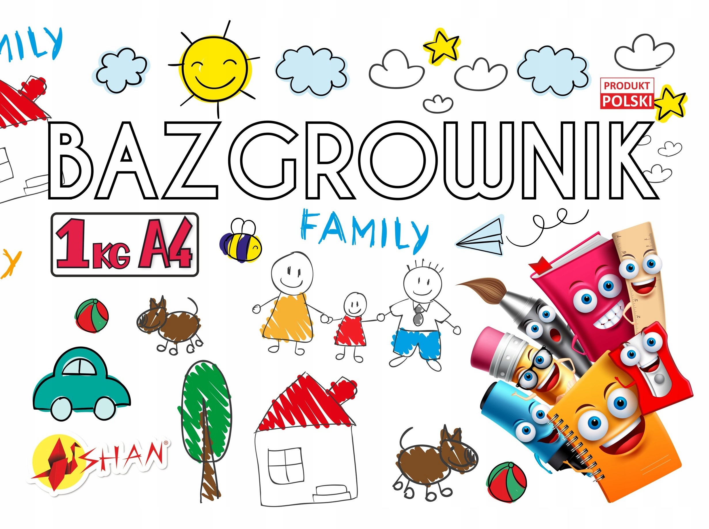 Bazgrownik blok rysunkowy XXL szkicownik A4 1 kg Rodzaj szkicownik