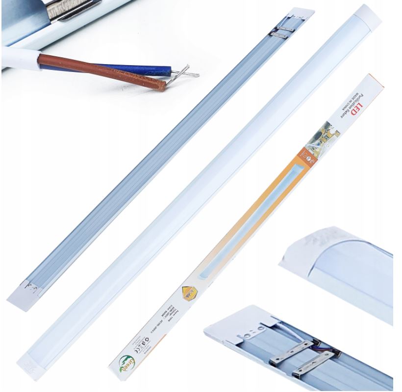 

Lampa Led 120cm Natynkowa Panel oprawa Świetlówka