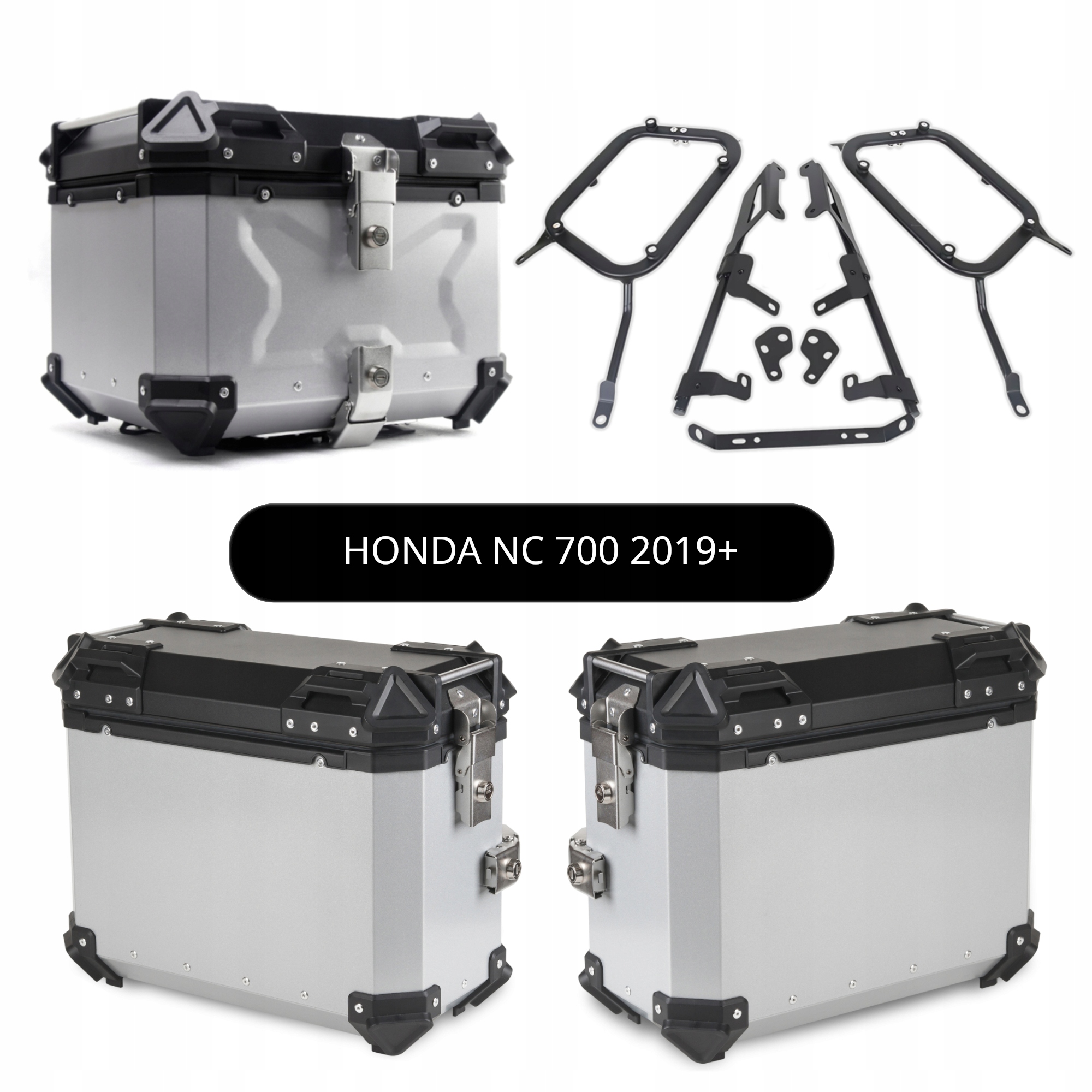 Kufřík Kufry Hliníkové Rámy Honda Nc 700 NC700 2019+ Sada TopX