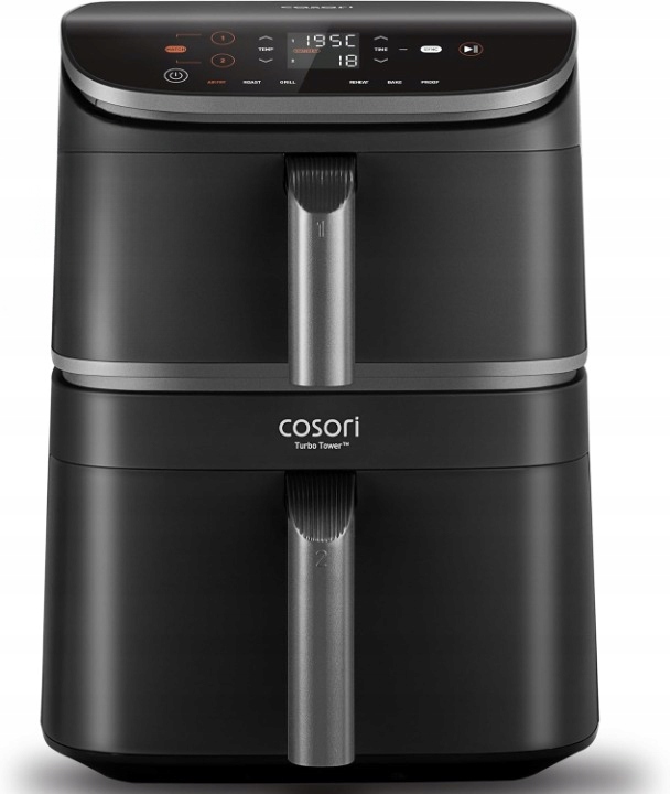 Frytkownica beztłuszczowa Cosori Air Fryer 2-komory 10,8L przepisy