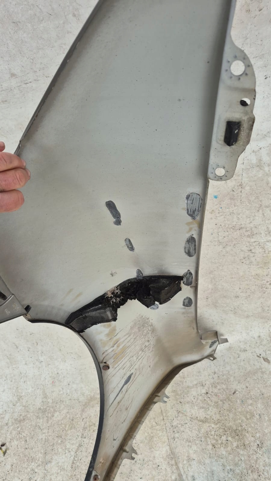 SKODA OCTAVIA II 2 SCOUT 07-08 fender front front right