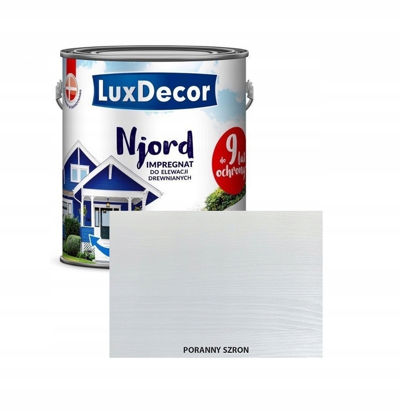 Njord impregnat do elewacji, do drewna 5 L. Poranny szron