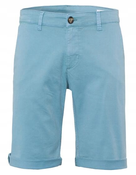 Pánské elegantní modré kraťasy Cross Jeans Leom CHiNO 34