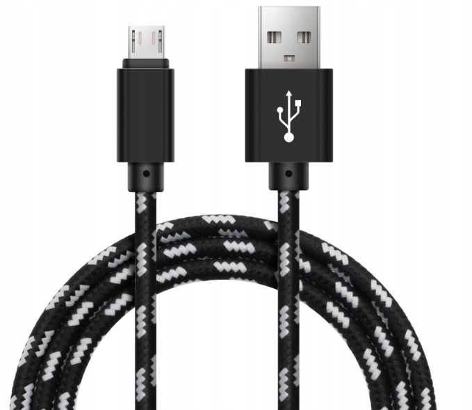 

Nylonowy kabel 1M micro, szybkie ładowanie,4001