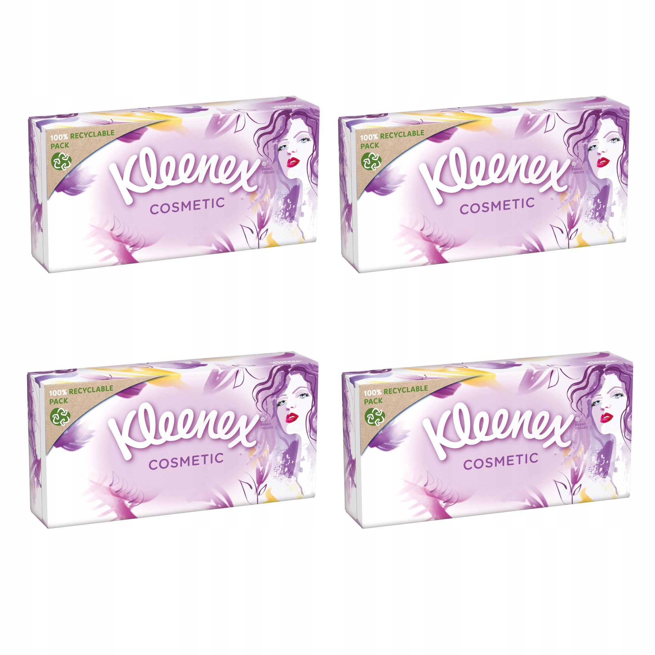 

Chusteczki higieniczne Kleenex Cosmetic 4x 80szt