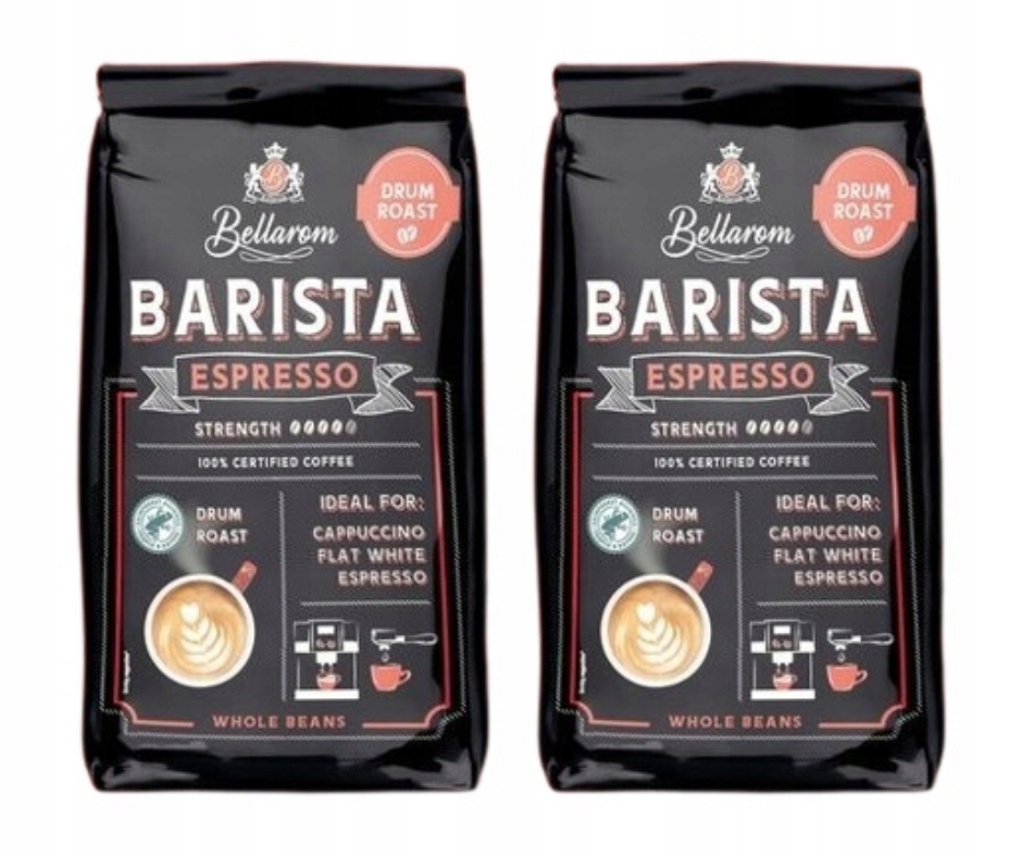 2 x Kawa ziarnista mieszana Bellarom Barista Espresso Premium 1000 g