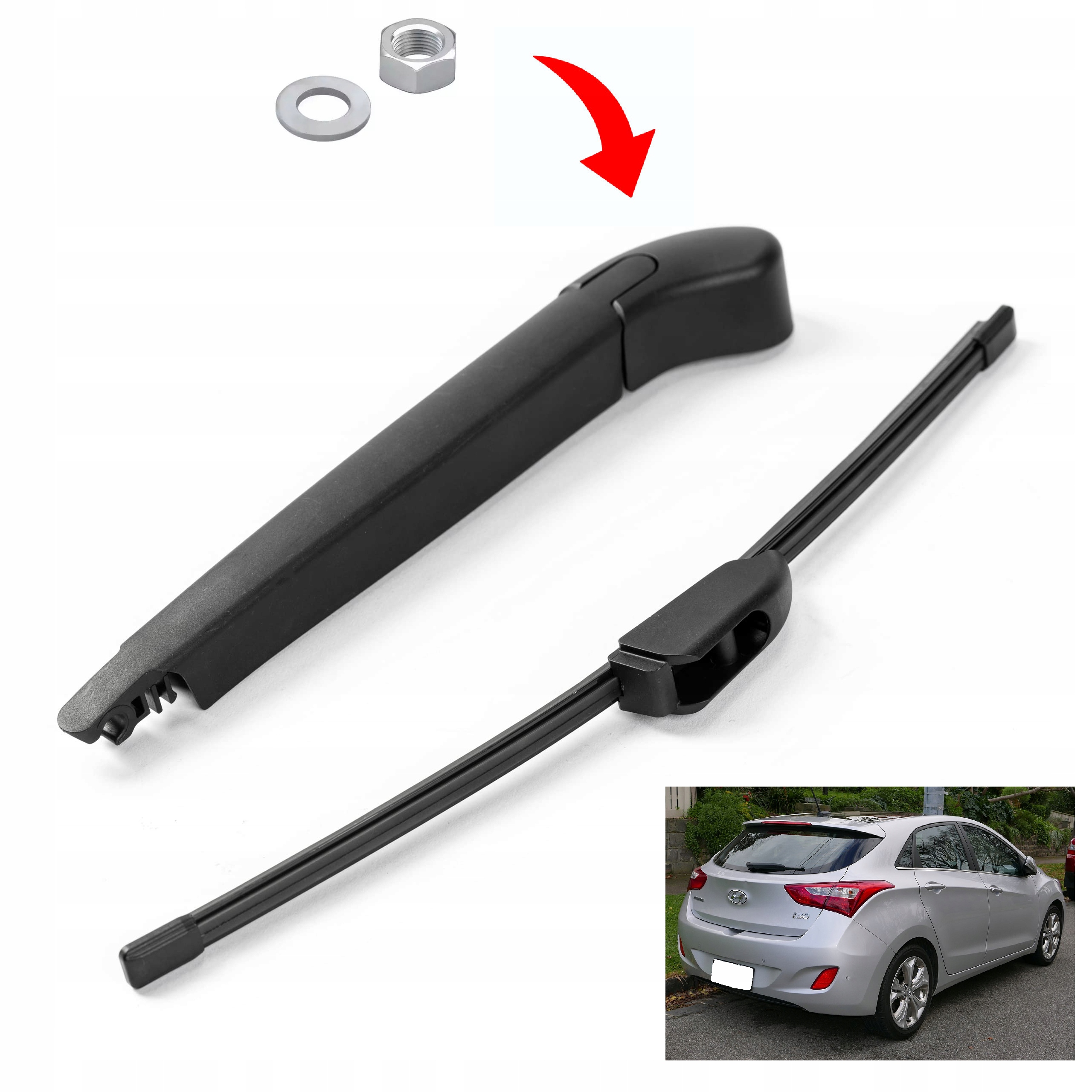 RAMIĘ WYCIERACZKA PIÓRO NA TYŁ HYUNDAI i30 2011-