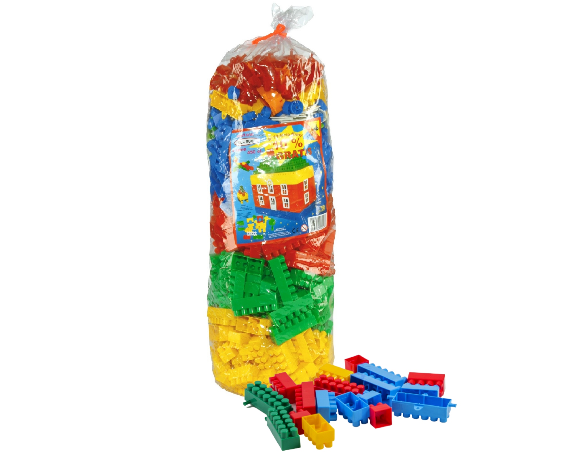 

Klocki Konstrukcyjne Duży Zestaw z Dodatkami