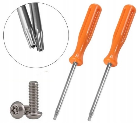 Zestaw śrubokręty TORX T6 / T8 Security do pada XBOX ONE / SERIES X