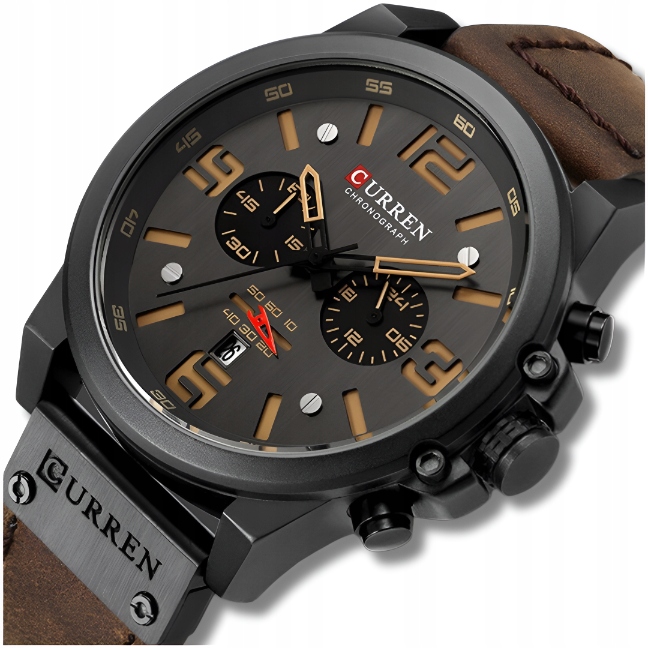 Pánské Hodinky Curren Klasické Elegantní Chronograf Datumovka 6 Barev