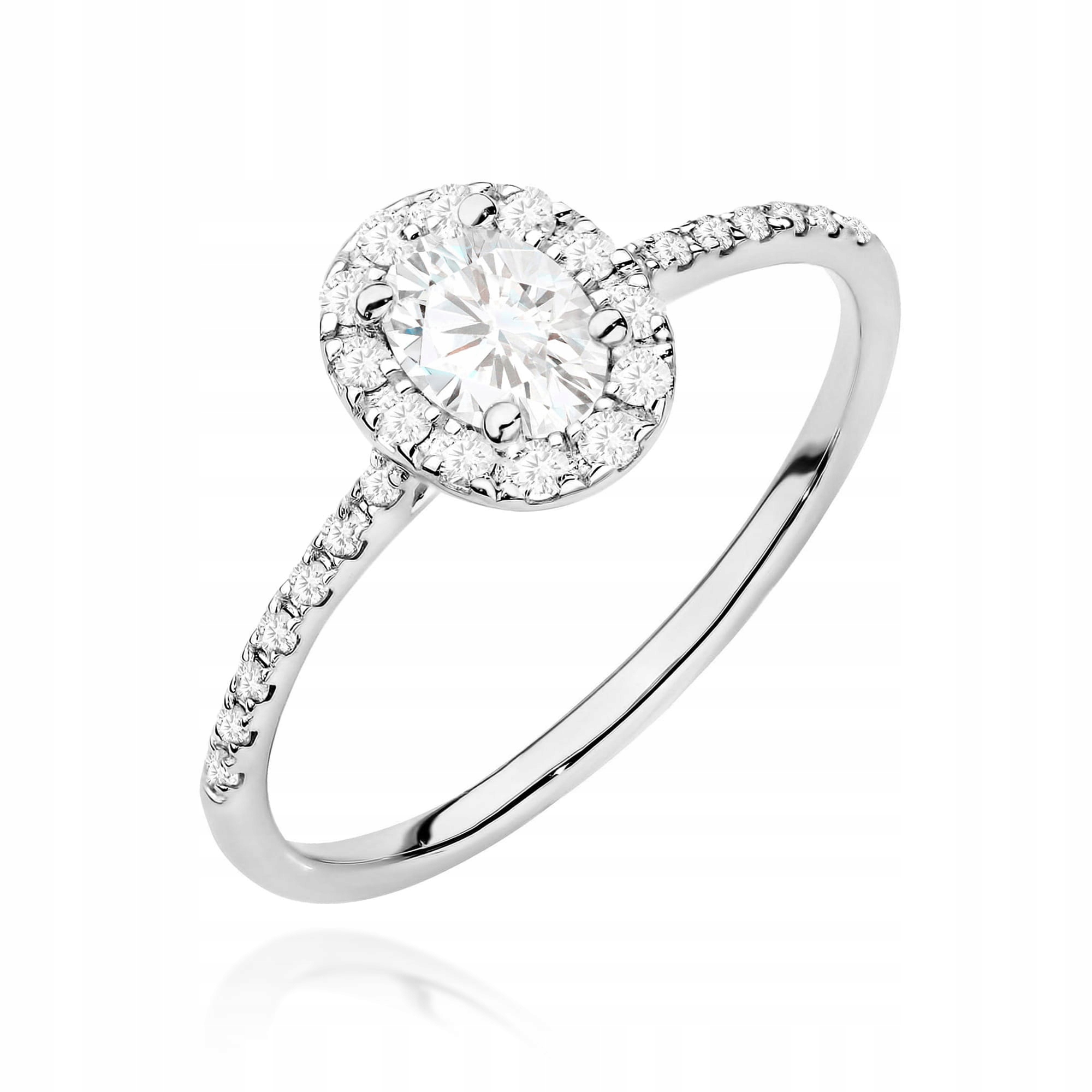 Zlatý Prstýnek 585 S Diamanty 0.47 ct Gravírování Bonus