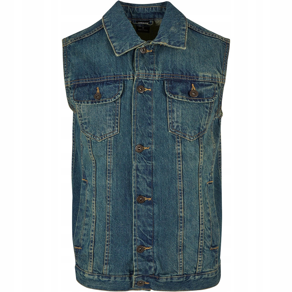 Urban Classic vesta pánská TB514 jeans denim L jeans