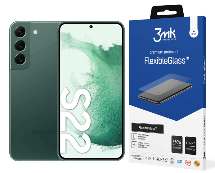 

3MK FlexibleGlass Szkło do Samsung Galaxy S901 S22