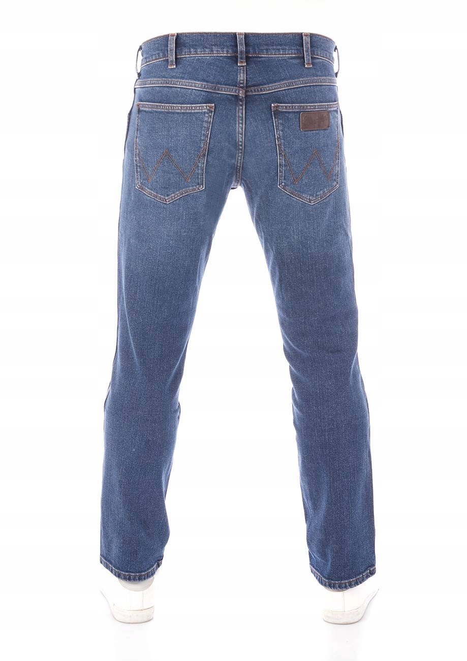 Pánské jednoduché džíny Wrangler Greensboro Basement Blue W15QHN32C 42/34