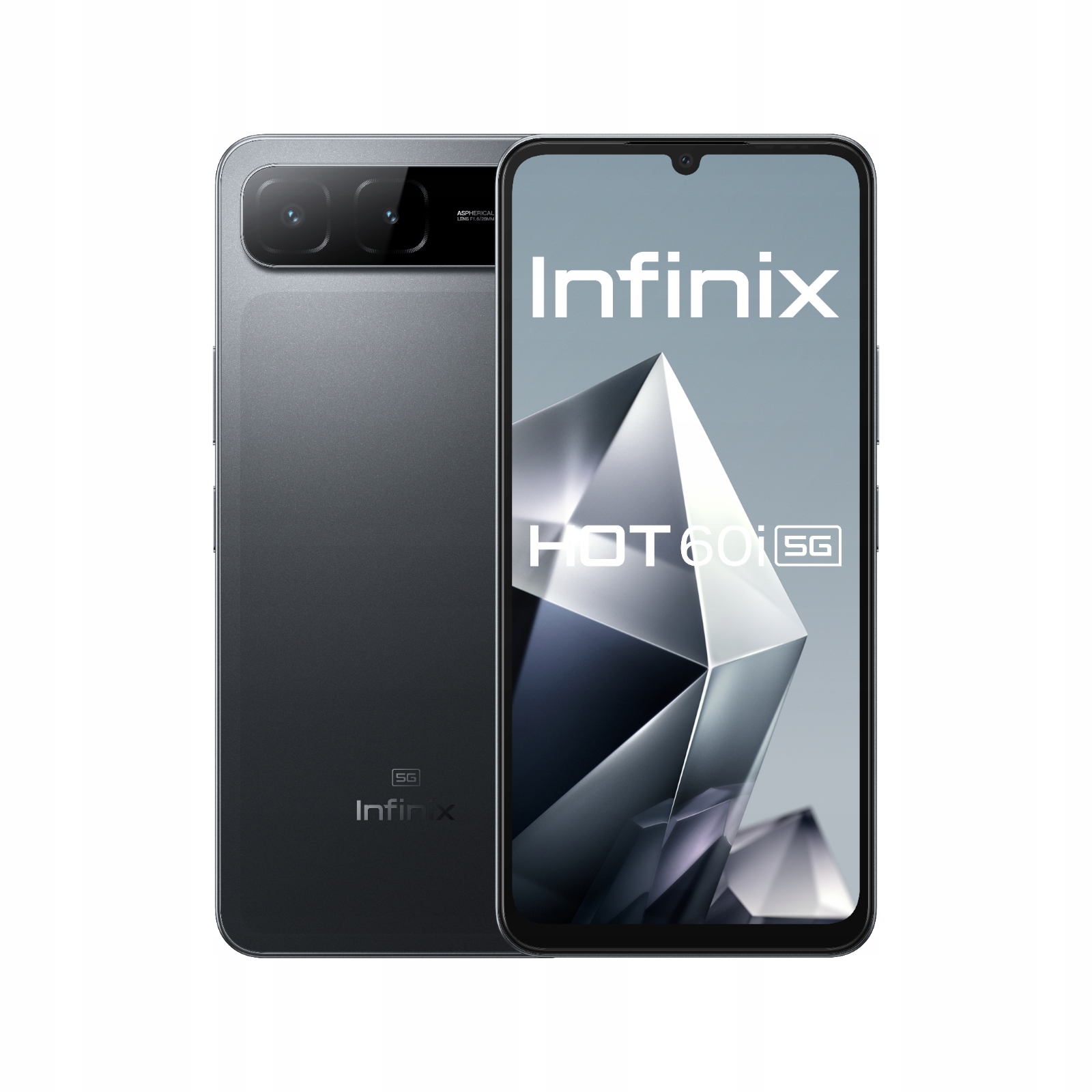 Smartfon Infinix Hot 60i 5G 8/256GB Sleek Black