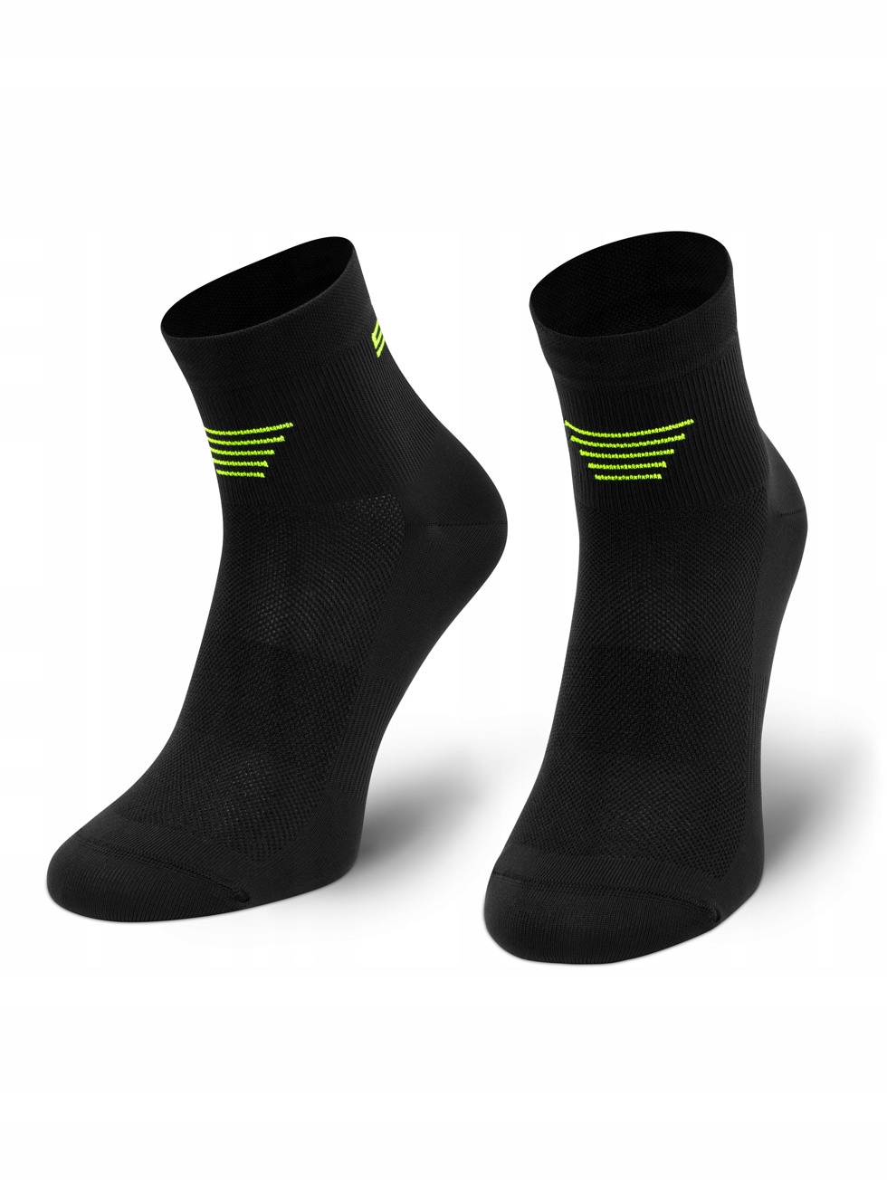 Spaio Skarpety sportowe Running 01 Black/yellow 41-43