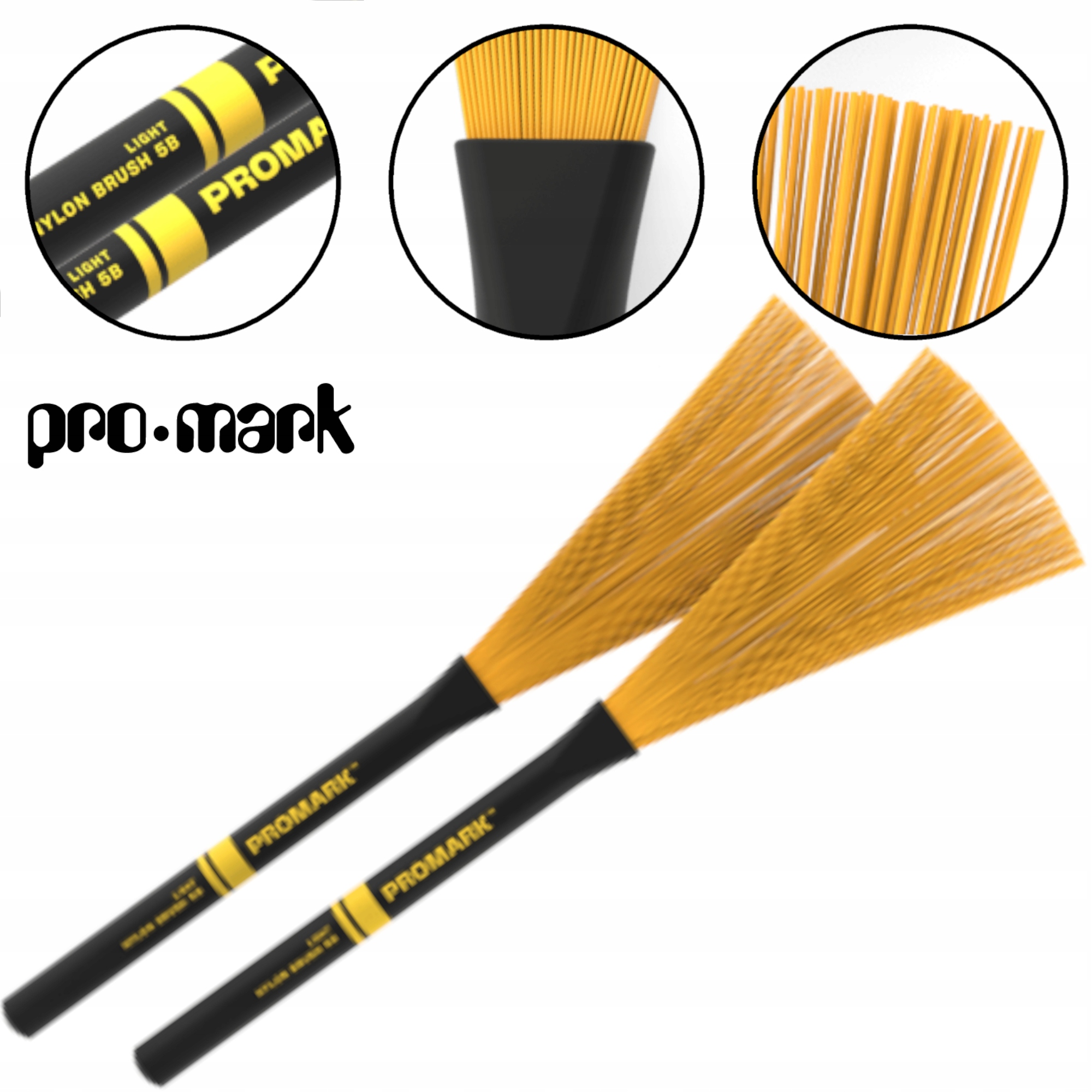 PMNB5B Miotełki Perkusyjne Light Nylon Brush 5B ProMark