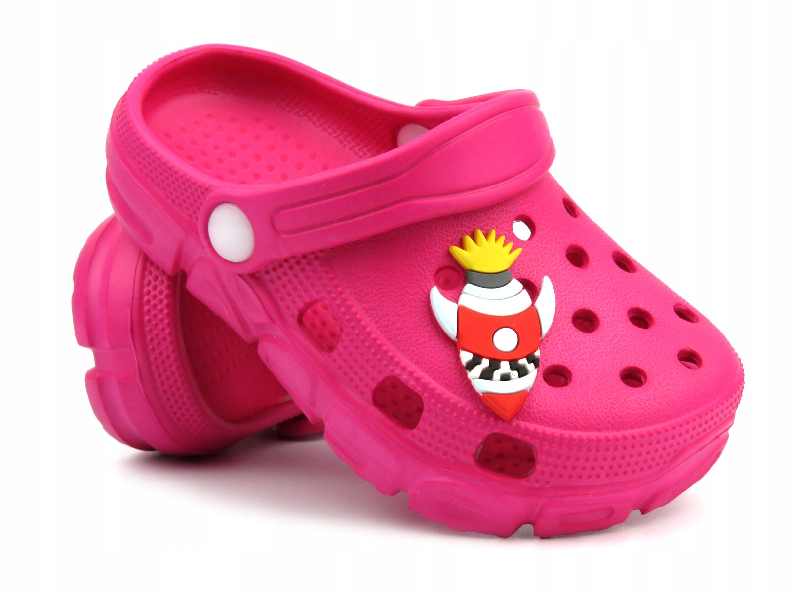 PRZYPINKA DZIECIĘCA DO GLOKSÓW REALPAKS RAKIETA CROCS PIN GADŹET Marka inna marka