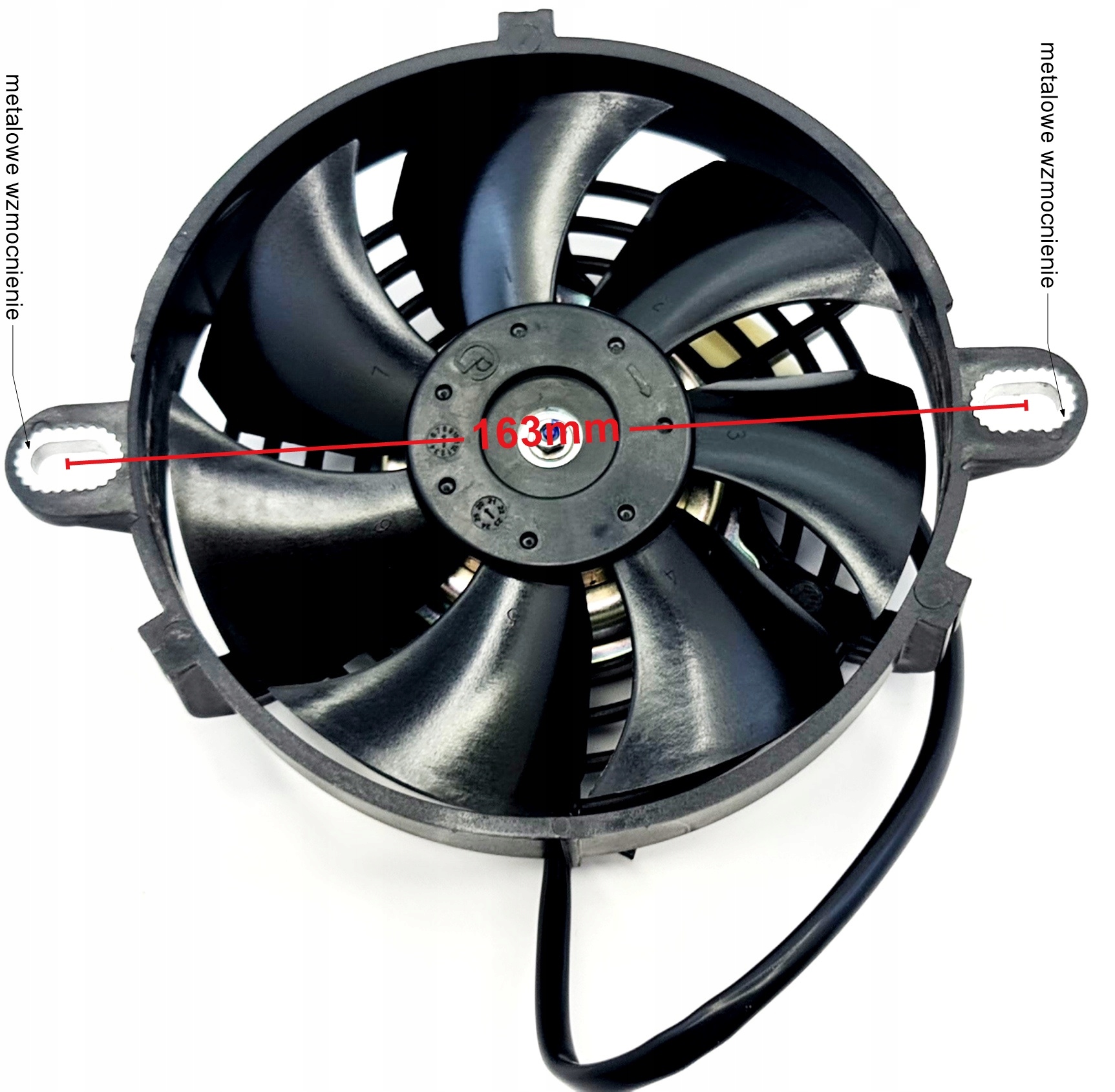 Wentylator chłodnica BAshan Quad ATV 200 250 oryg. Numer katalogowy części 10-091P