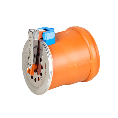 Zasouvací bouřková koncová klapka pro zpětnou vazbu o průměru 160 mm Aquer