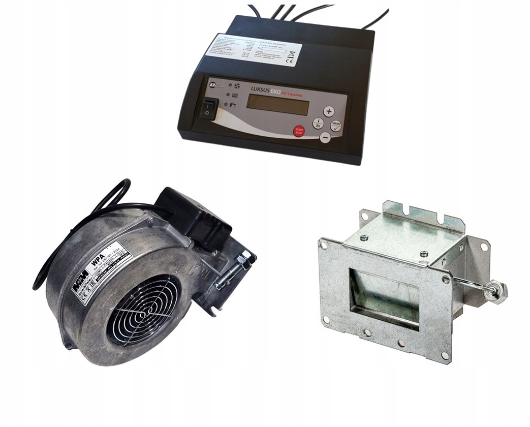 Ovládací set Zębiec Venuša Eco 11-16Kw. Ventilátor Ovládač nátrubku KS1