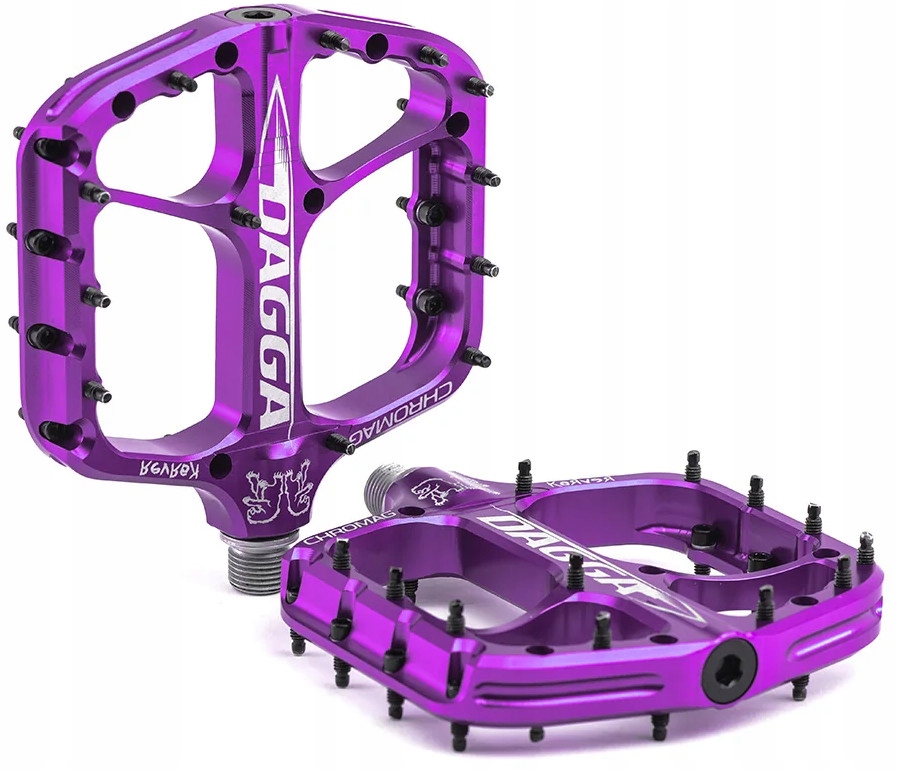 Pedały Platformowe Chromag Dagga 120x115 480g Purple