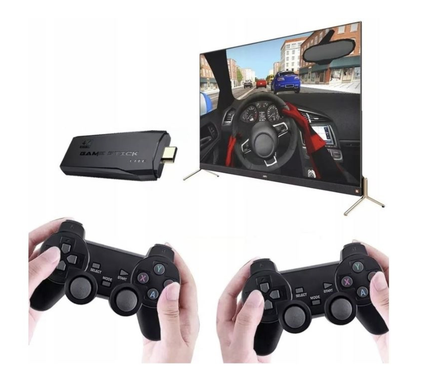 Konsola Do Telewizora Gry Emulator Kultowe Gry 20000 Gier 2 Pady