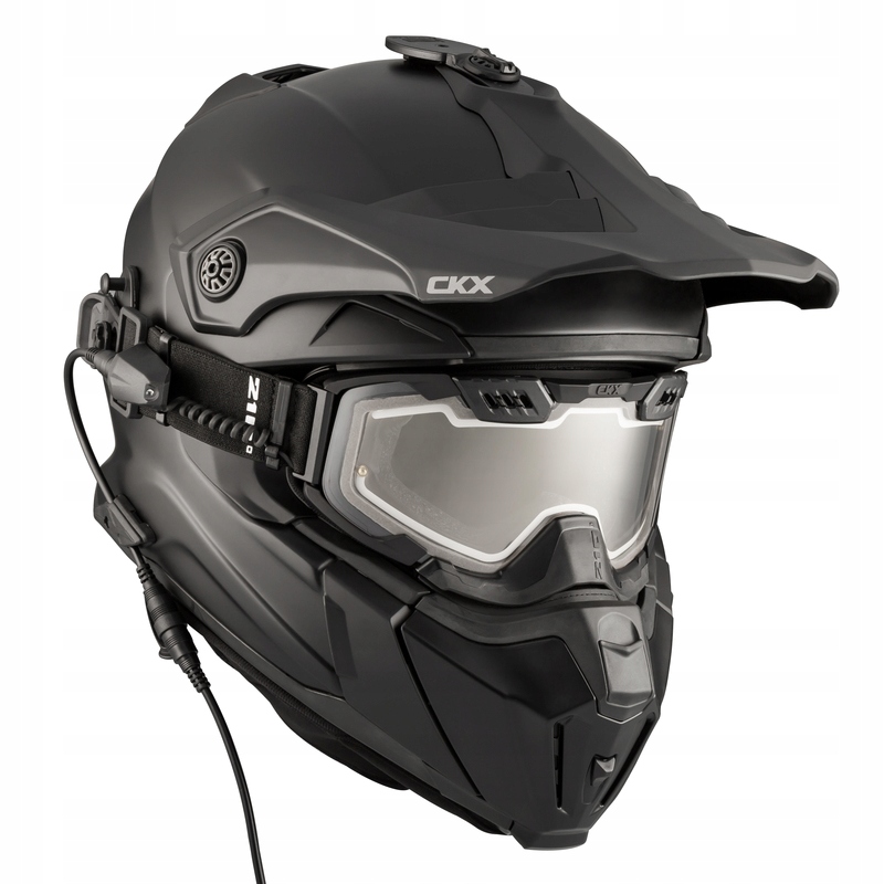 Prilba Na Snežný Skúter Quada Ckx Titan Black L Okuliare Ckx 210° 509164-L